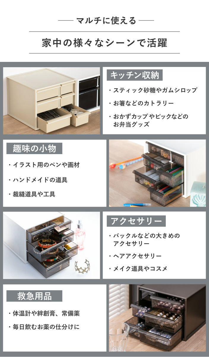 卓上収納ボックス アイケースS 収納ボックス 引き出し 卓上収納 日本製 小物入れ